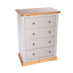 Cabinet Bits Bomporto 4 Drawer Chest Of Drawers Chrome Knob - thumbnail 3