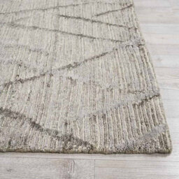 Grey Wool Luxurious Plain Easy To Clean Handmade Dining Room Bedroom And Living Room Rug -297Cm X 419Cm - thumbnail 6