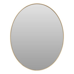 Orsina Helen Large Gold Finish Oval Wall Mirror