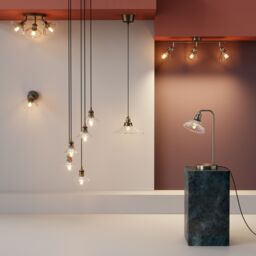 GoodHome Northwich Plate Satin Antique Brass Effect 3 Light Spotlight - thumbnail 6