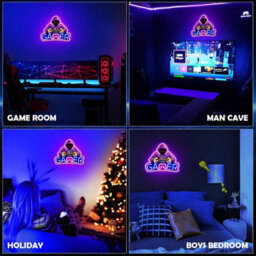 Game Controller Led Neon Sign , 38 , 32Cm Wall Light For Gamer Room And Boys  Gift - thumbnail 3