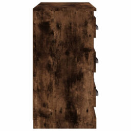 Berkfield Classic Sideboard Smoked Oak 70X35.5X67.5 Cm Engineered Wood - thumbnail 7