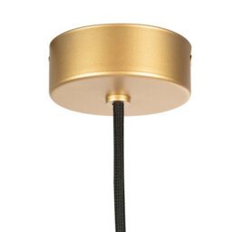 Luminosa Lighting Luminosa Norfolk Slim Pendant Ceiling Light Gold, Transparent Glass E27, Ip44 - thumbnail 5
