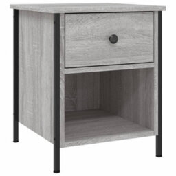 Berkfield Bedside Cabinets 2 Pcs Grey Sonoma 40X42X50 Cm Engineered Wood - thumbnail 3