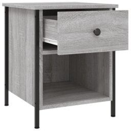 Berkfield Bedside Cabinets 2 Pcs Grey Sonoma 40X42X50 Cm Engineered Wood - thumbnail 6