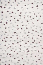 The Rugs Moodi Shaggy Grey/purple Plumetis Rug Runner Dots Thick High Pile For Living Rooms, Bedrooms, Hallways, Kitchens