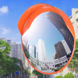 Xample 60Cm Wide Angle Security Road Mirror Curved For Indoor Burglar Outdoor Safurance Roadway Safety Traffic Signal Convex Mirror - thumbnail 2