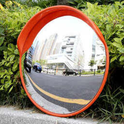 Xample 60Cm Wide Angle Security Road Mirror Curved For Indoor Burglar Outdoor Safurance Roadway Safety Traffic Signal Convex Mirror - thumbnail 3