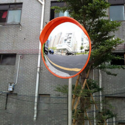 Xample 60Cm Wide Angle Security Road Mirror Curved For Indoor Burglar Outdoor Safurance Roadway Safety Traffic Signal Convex Mirror - thumbnail 5