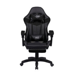 Neo Black Massage Leather Recliner Computer Gaming Office Chair With Footrest - thumbnail 8