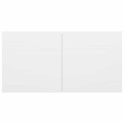 Berkfield Sturdy 8 Piece Tv Cabinet Set White Engineered Wood - thumbnail 7