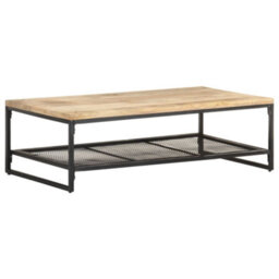 Berkfield Coffee Table 110X60X35 Cm Solid Mango Wood - thumbnail 7