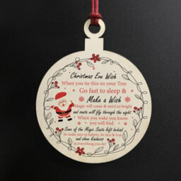 Red Ocean Christmas Gift For Amazing Teacher Wood Christmas Tree Thank You - thumbnail 2