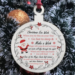 Red Ocean Christmas Gift For Amazing Teacher Wood Christmas Tree Thank You - thumbnail 3