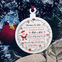 Red Ocean Christmas Gift For Amazing Teacher Wood Christmas Tree Thank You - thumbnail 1