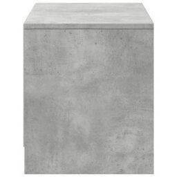 Berkfield Tv Cabinet With Led Concrete Grey 97X34X40 Cm Engineered Wood - thumbnail 7