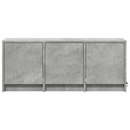 Berkfield Tv Cabinet With Led Concrete Grey 97X34X40 Cm Engineered Wood - thumbnail 6