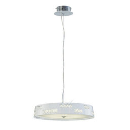 Luminosa Lighting Luminosa Phoenix Pendant 18W Led 4000K White/crystal