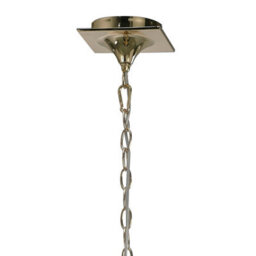 Luminosa Lighting Luminosa Mara Pendant 3 Light E14, French Gold With Black Shades - thumbnail 3