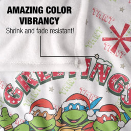 Tmnt Greetings Silky Supersoft Blanket Multicoloured (152Cm X 127Cm) - thumbnail 4