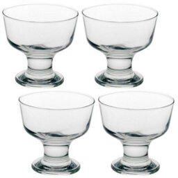 Urbn-Living Set Of 4 - Lav Dessert Glasses - thumbnail 1