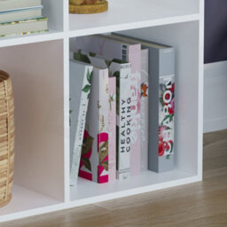 Lassic Vida Designs Durham White 2X2 Cube Storage Unit Bookcase Organiser - thumbnail 5