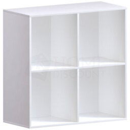 Lassic Vida Designs Durham White 2X2 Cube Storage Unit Bookcase Organiser - thumbnail 7