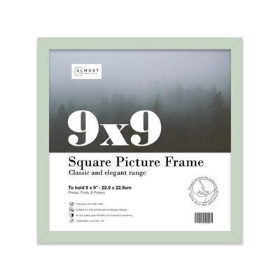 9X9 Mint Green Picture Frame (22.9 X 22.9Cm) Poster, Photo, Artwork, Gallery Wall Or Print - image 1