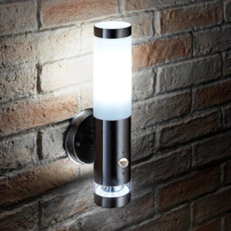 Auraglow Brushed Chrome Dual Function Pir Motion Sensor Wall Light - Bucklebury - Fitting Only - thumbnail 8
