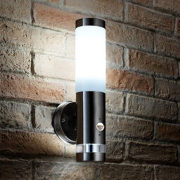 Auraglow Brushed Chrome Dual Function Pir Motion Sensor Wall Light - Bucklebury - Fitting Only - thumbnail 9