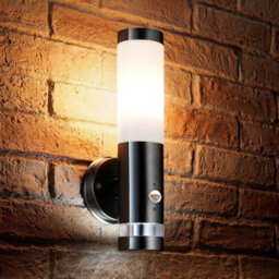 Auraglow Brushed Chrome Dual Function Pir Motion Sensor Wall Light - Bucklebury - Fitting Only - thumbnail 3
