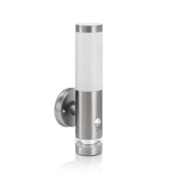 Auraglow Brushed Chrome Dual Function Pir Motion Sensor Wall Light - Bucklebury - Fitting Only - thumbnail 2