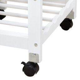 Spot On Dealz 5 Tier Kitchen Trolley Mobile Rolling Kitchen Island For Home 1 Drawer Metal Baskets Storage Shelf - thumbnail 7