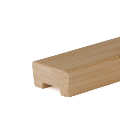 Flair Stairs Bamboo Pear Baserail 32mm Groove 2.4M Light - image 1