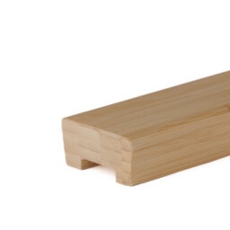 Flair Stairs Bamboo Pear Baserail 32mm Groove 2.4M Light - thumbnail 1