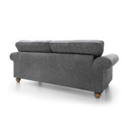 Abakus Direct Ingrid 3 Seater Sofa In Steel Grey - thumbnail 4