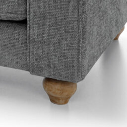 Abakus Direct Ingrid 3 Seater Sofa In Steel Grey - thumbnail 9