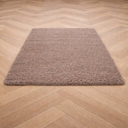 Uetian Dark Beige Shaggy Rug Plush Soft Thick Pile Area Rug For Bedroom Lounge (120X170 Cm) - thumbnail 1