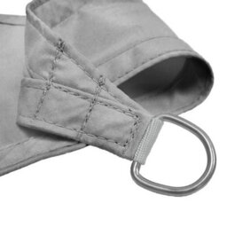 Kookaburra 2M Square Waterproof Silver Garden Patio Sun Shade Sail Canopy 98% Uv Block With Free Rope - thumbnail 3