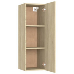 Walplus 8 Piece Tv Cabinet Set Sonoma Oak Engineered Wood - thumbnail 8