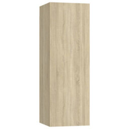Walplus 8 Piece Tv Cabinet Set Sonoma Oak Engineered Wood - thumbnail 7