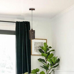 2 Pack Of Pendant Light Shade Metal Drum Shaped Lampshade Industrial Easy Fit Ceiling Indoor Wire Cage Lampshade - thumbnail 8
