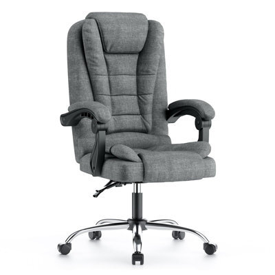 Rattantree Executive Office Chair,reclining Computer Desk Chair With Adjustable Height & Tilt, Heavy Duty Fabric Swivel Chair For Home Office - image 1