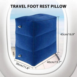 Navy Inflatable Three Layer Footrest Leg Foot Rest - thumbnail 2
