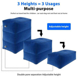 Navy Inflatable Three Layer Footrest Leg Foot Rest - thumbnail 3