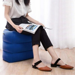 Navy Inflatable Three Layer Footrest Leg Foot Rest - thumbnail 5