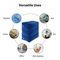 Navy Inflatable Three Layer Footrest Leg Foot Rest - thumbnail 4