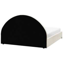 Beliani Ottoman Bed Boucle Chadenet 160 X 200 Cm (Eu King Size) Off-White - thumbnail 8