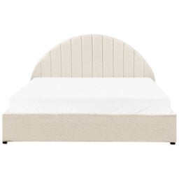 Beliani Ottoman Bed Boucle Chadenet 160 X 200 Cm (Eu King Size) Off-White - thumbnail 7