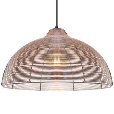 Long Life Lamps Company Modern Copper Cage Ceiling Pendant Light M0182 - image 1